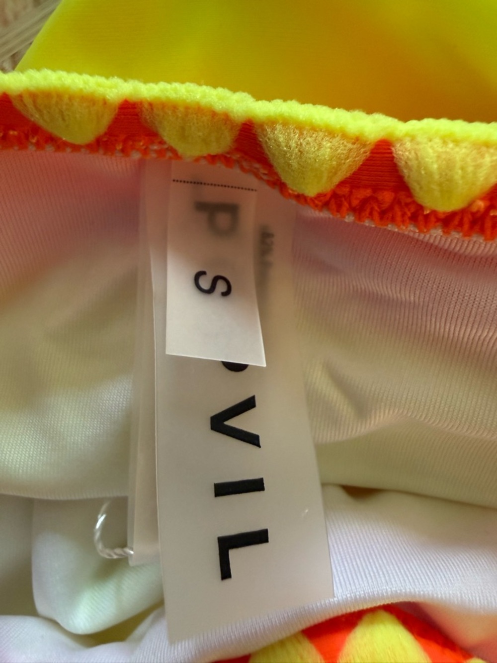 Brand New Popvil Neon Fichsia & Yellow Bikini Set - Picture 5 of 8